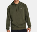 Under Armour Mens UA Rival Fleece Hoodie - Marine OD Green - Size S