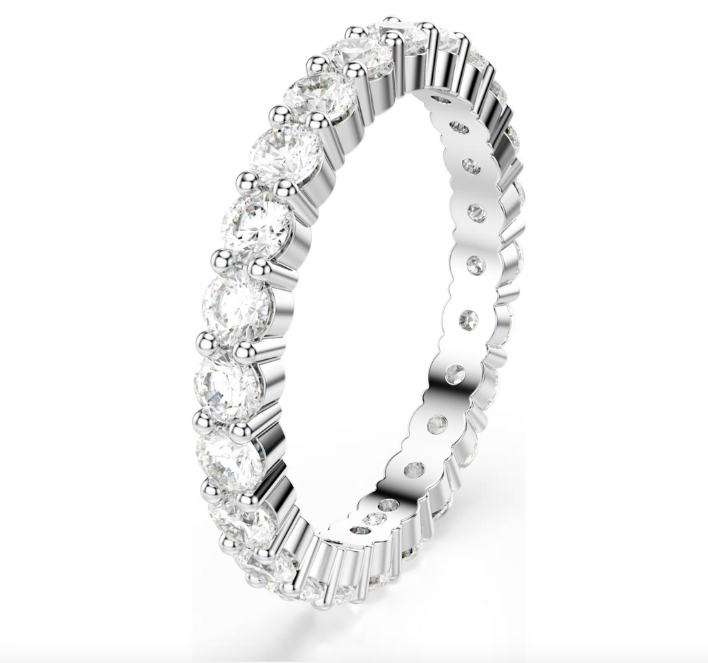 Swarovski Matrix Vittore Ring - New in Box - Size 5.5 - Silver Tone