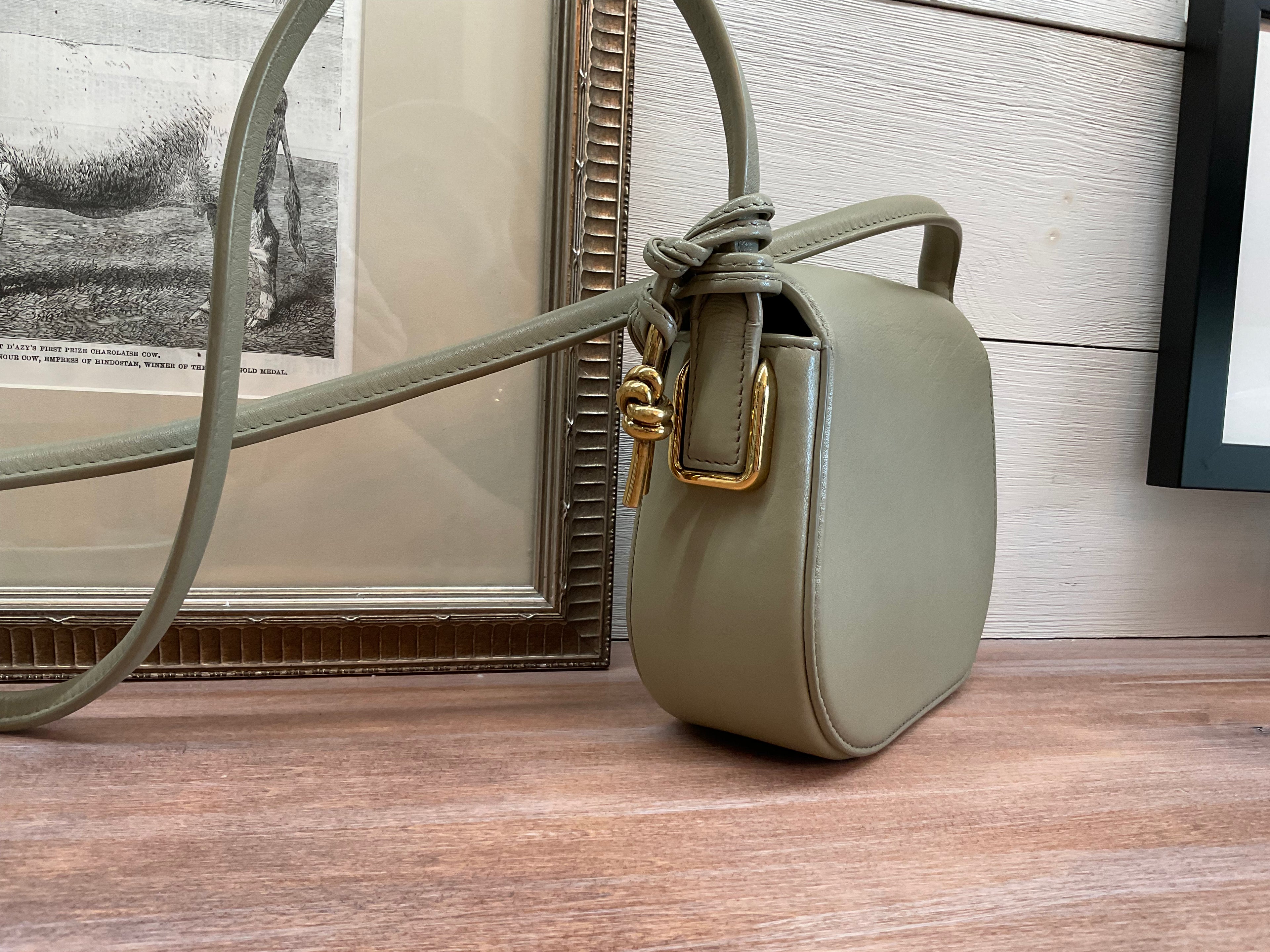 Bottega Veneta Mini Desiree Crossbody Bag - Travertine
