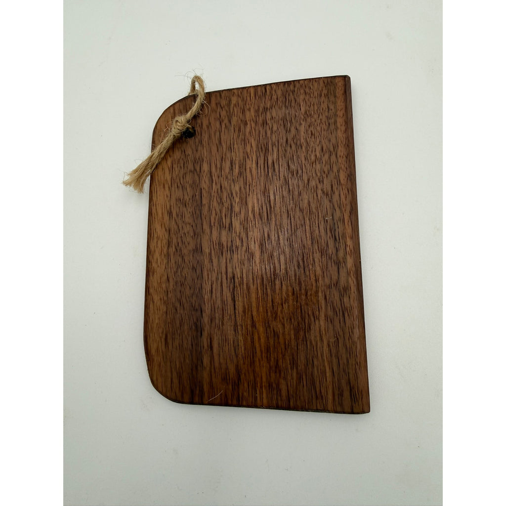 Handmade Wood Dough Knife for Baking, padauk or walnut, food safe finish, comfortable grip, bench scraper alternative