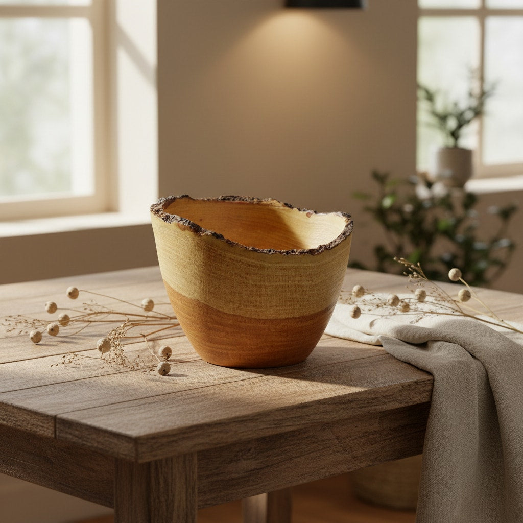 Live Edge Honey Locust Bowl