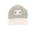 Celine Baseball Cap - Green/Gray & Ivory Wool