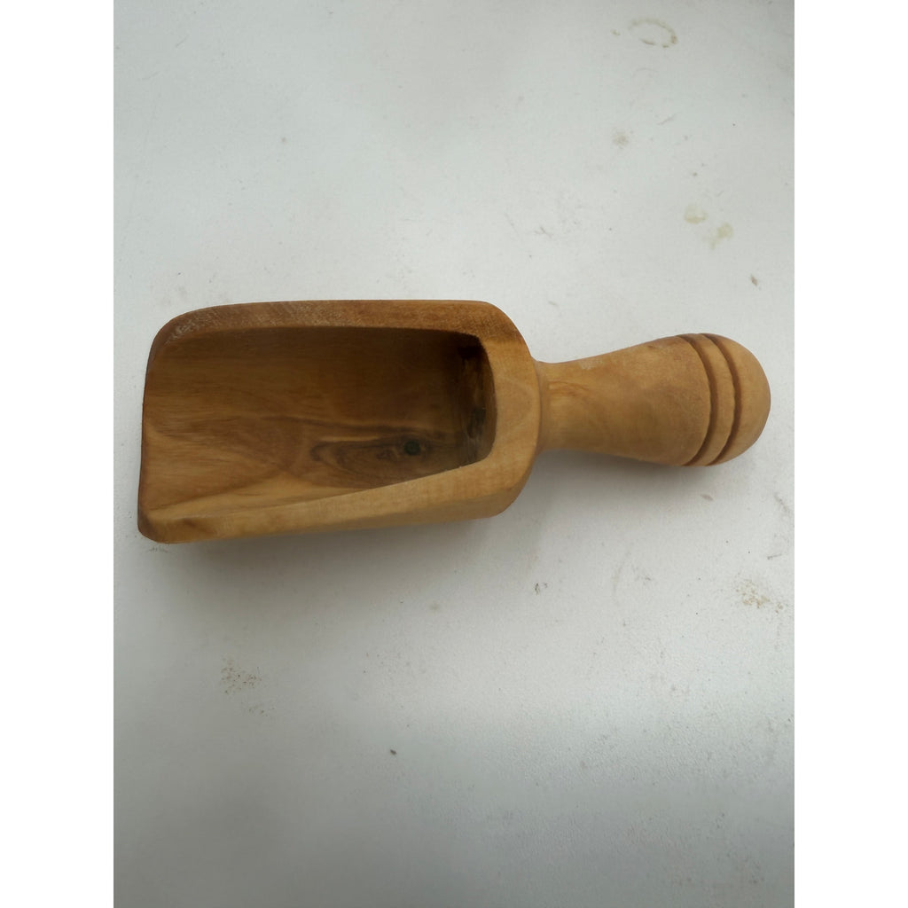 Small Olivewood Canister Scoop, Coffee Measure, Spice Server, Choose Size, SKU 1429 1430 1431