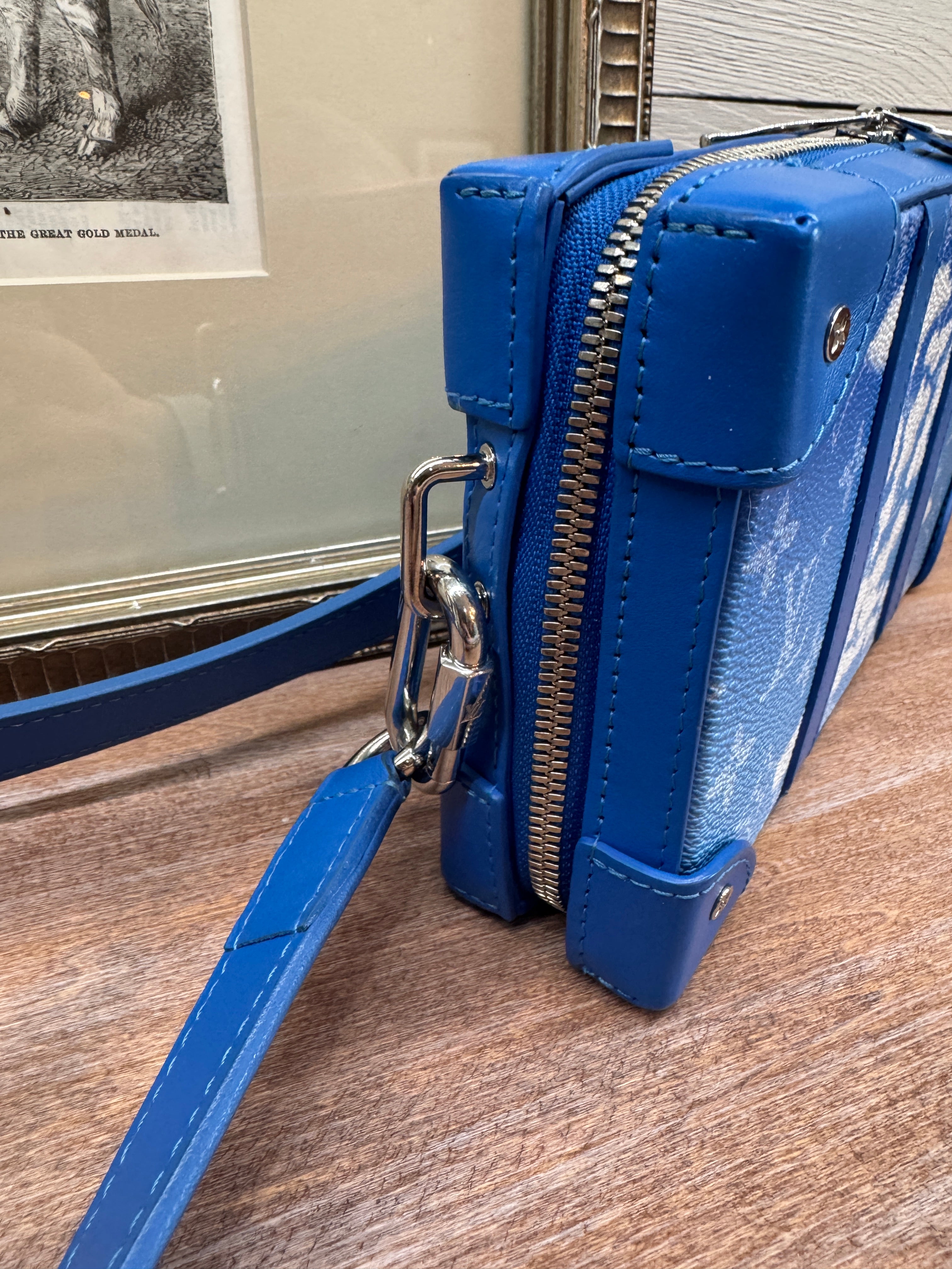 Louis Vuitton Soft Trunk Clouds Blue Handbag