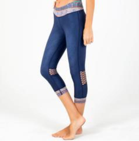 SHEBEEST Indie Convertible Capri Legging - Size M