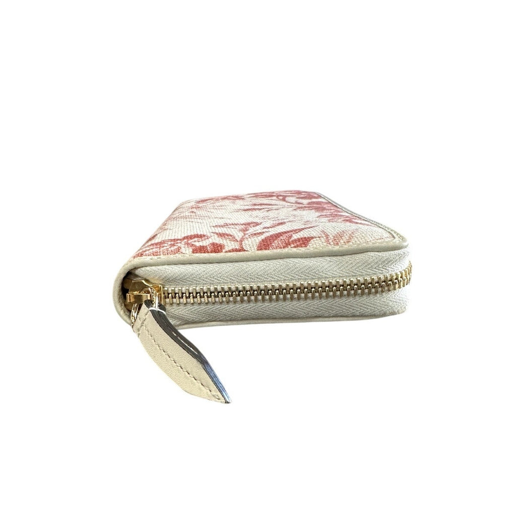 Gucci GG Marmont Herbarium Flora Round Zipper Long Wallet