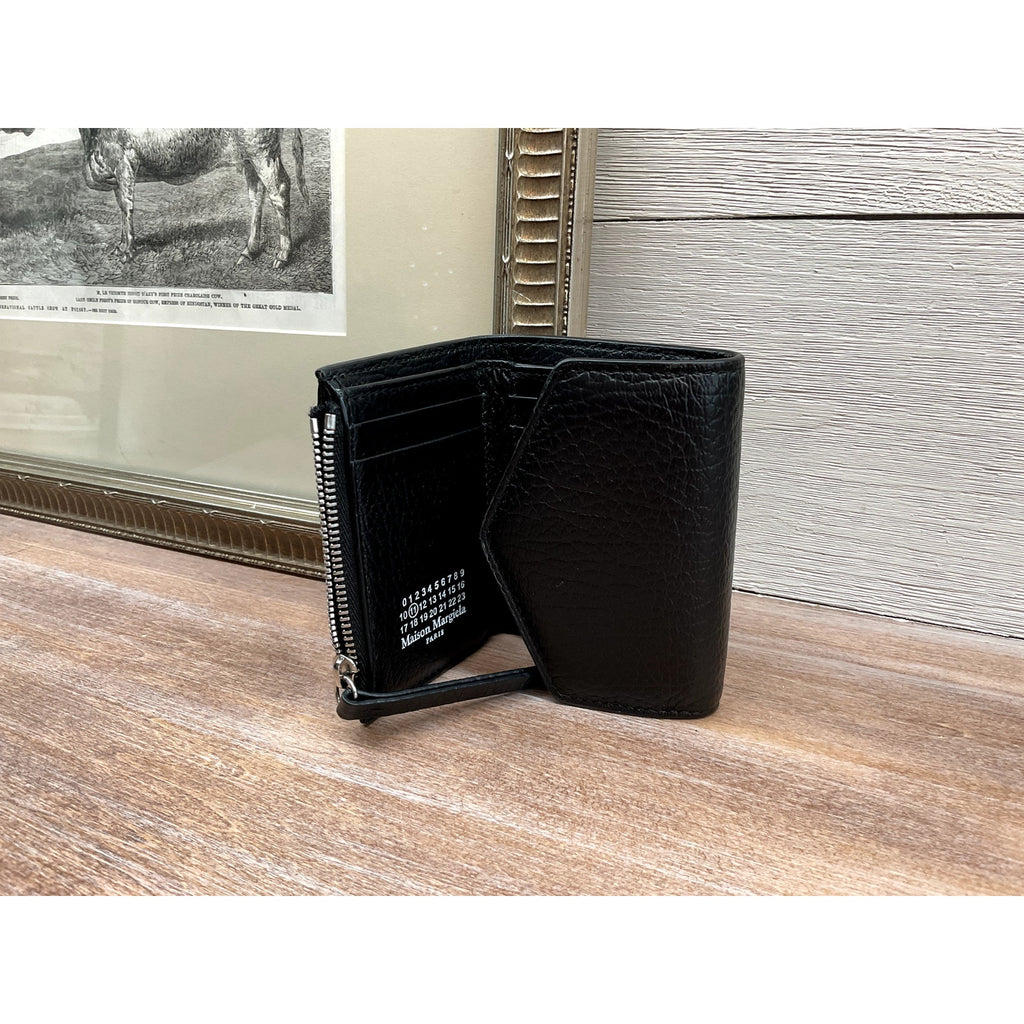 MAISON MARGEILA Black Compact Wallet