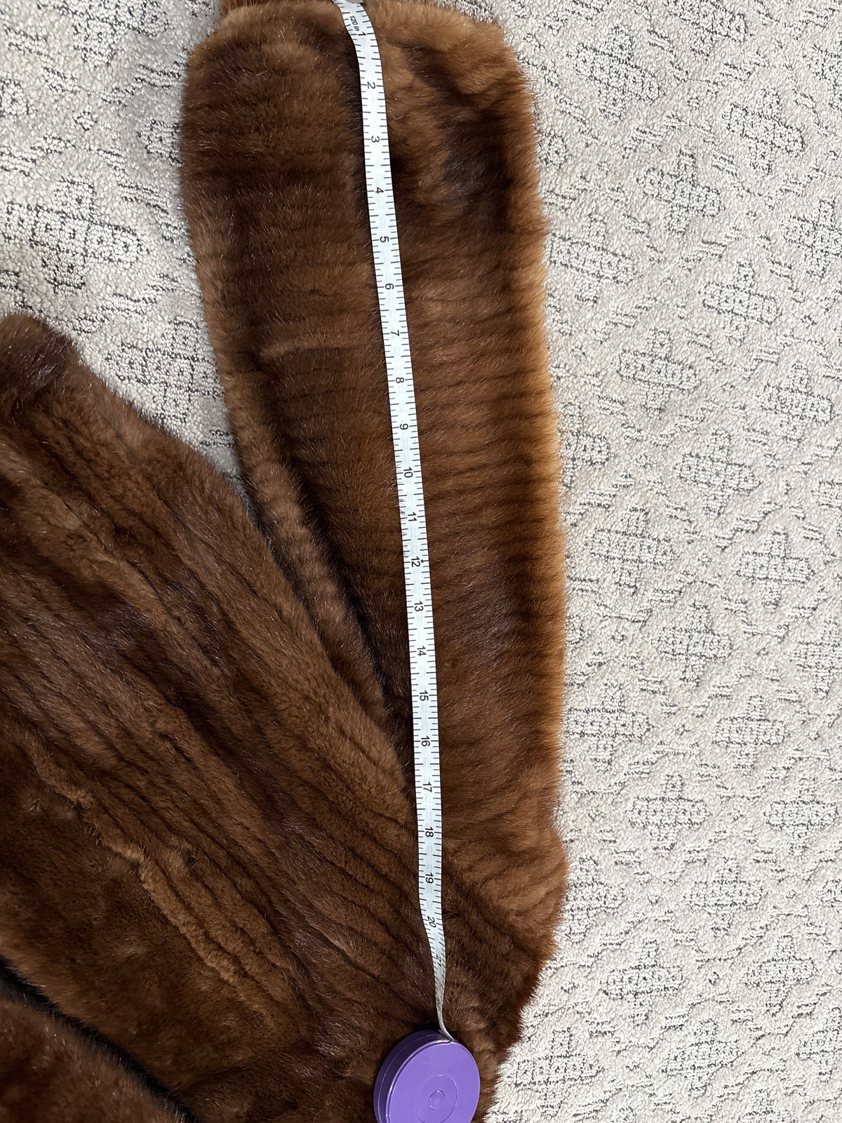 Vintage Luxe Brown Fur Coat - Short Length - Small/XS