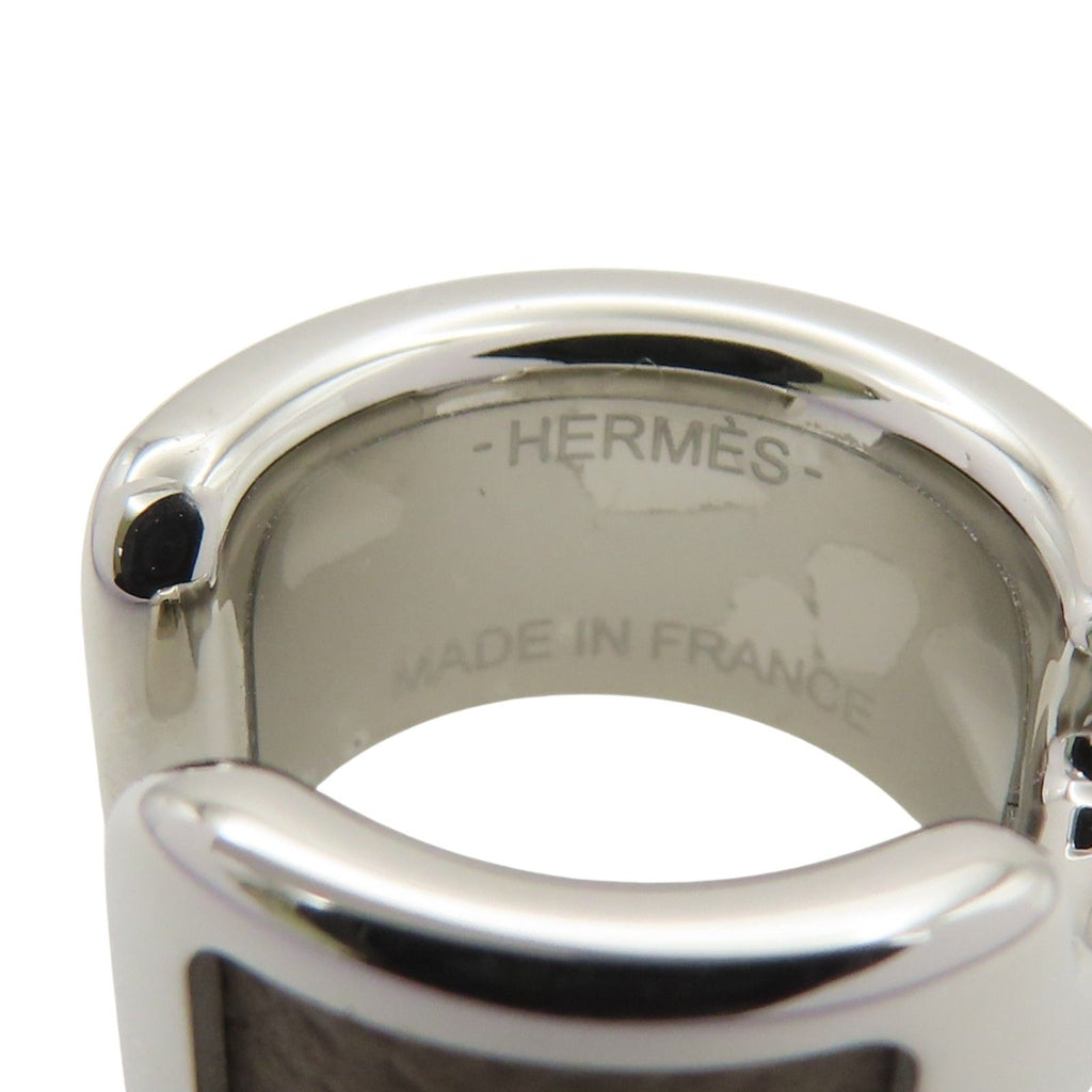 6030 - HERMES Etoupe Ear Cuff / Silver / Excellent