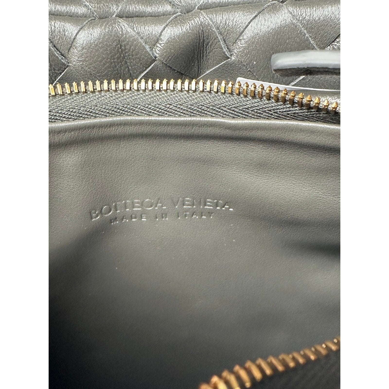 Bottega Veneta Gemelli Small Shoulder Bag Gray Intrecciato NWT