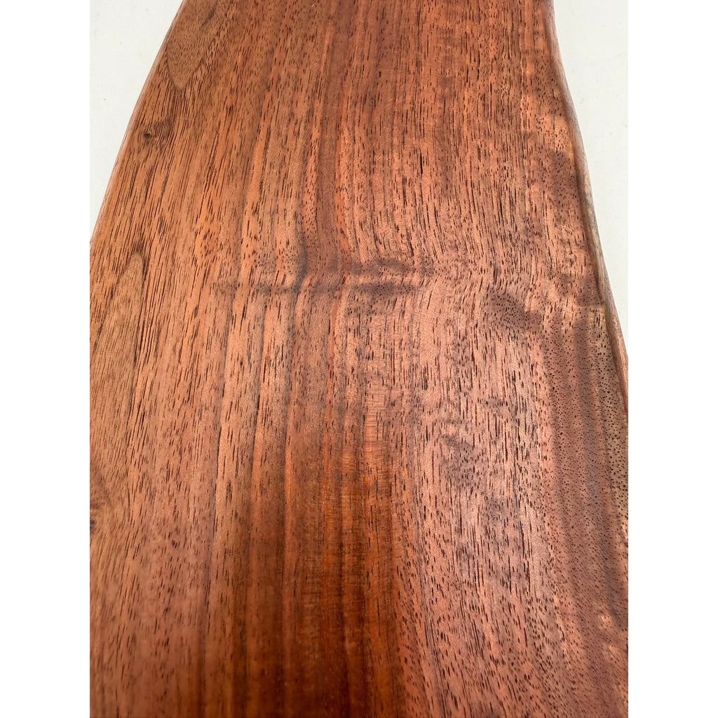 Walnut Oval Charcuterie Board with Handle, 15.5 x 5.25 x 1, beautiful grain, serving and display, functional kitchen decor