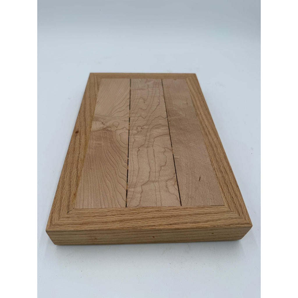 Maple Charcuterie and Cutting Board from Rink, reclaimed Shenandoah Iowa wood, hand crafted, 12.5x8.25x1.5