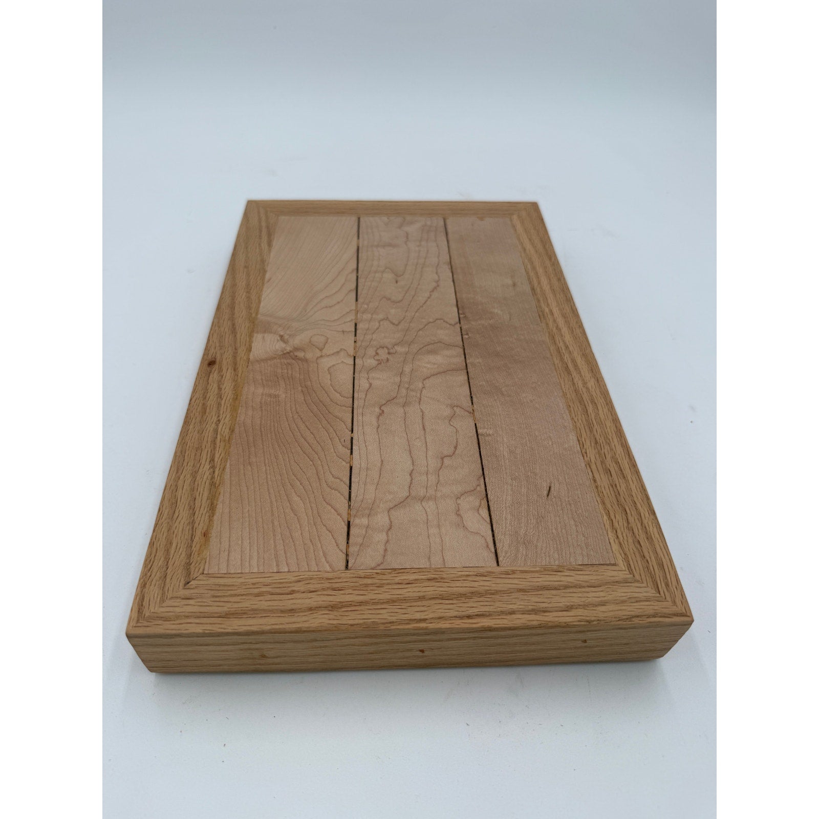 Maple Charcuterie and Cutting Board from Rink, reclaimed Shenandoah Iowa wood, hand crafted, 12.5x8.25x1.5