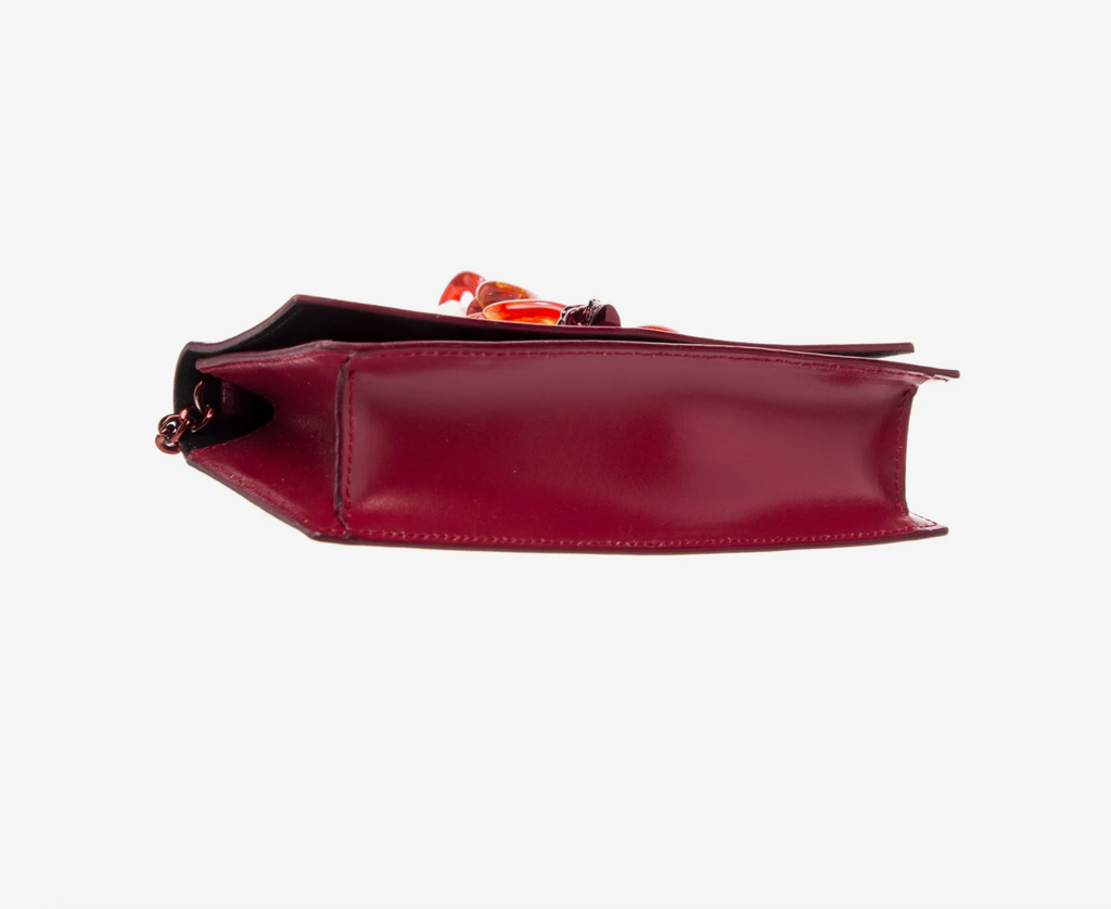 7235 - Alexander McQueen Red Skull Bag