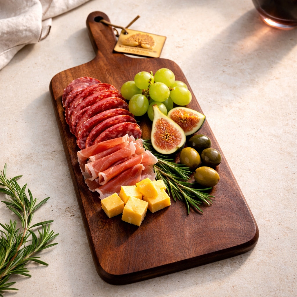 Walnut Charcuterie Board With Rich Grain Beauty, 15 x 5.5 x 1 inches, decorative serving tray, functional cutting board, handmade kitchen, o