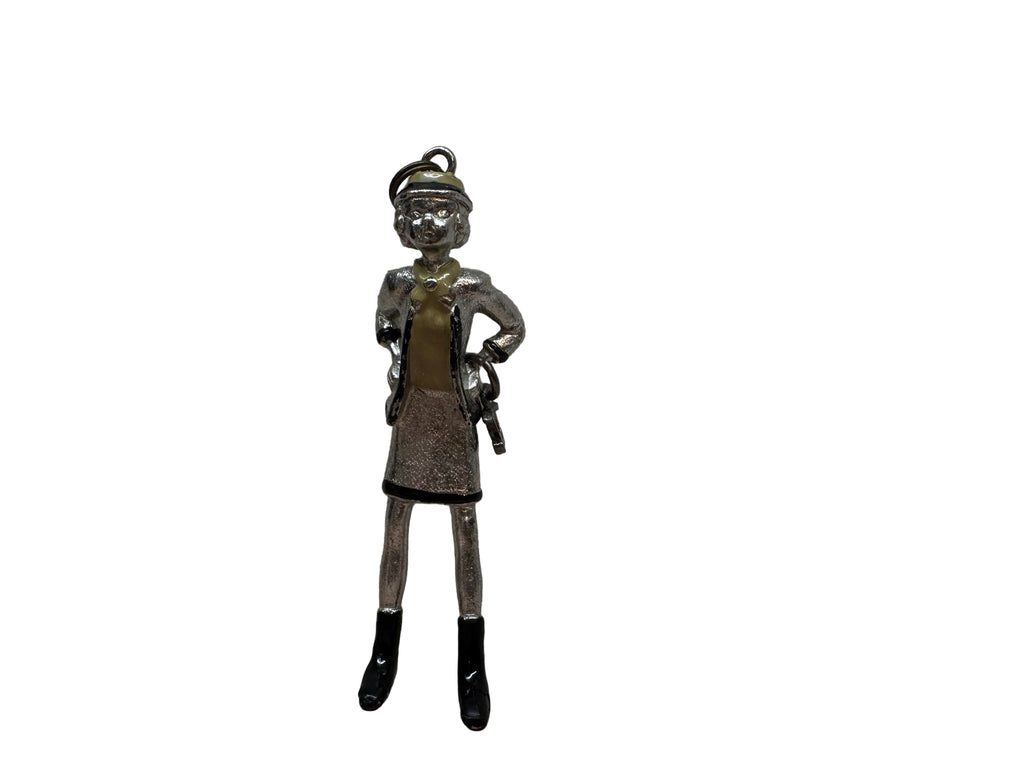 2393 - Chanel Vintage Mademoiselle Doll Pendant