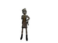 2393 - Chanel Vintage Mademoiselle Doll Pendant