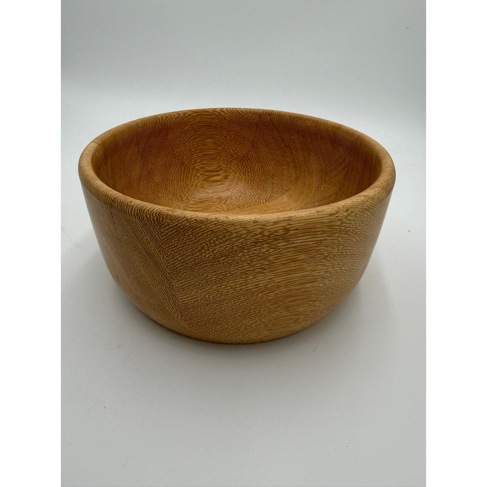 Lati Hardwood Hand Turned Bowl, Handmade Wood Bowl, Unique Wooden Bowl, Functional Kitchenware, Home Decor Bowl