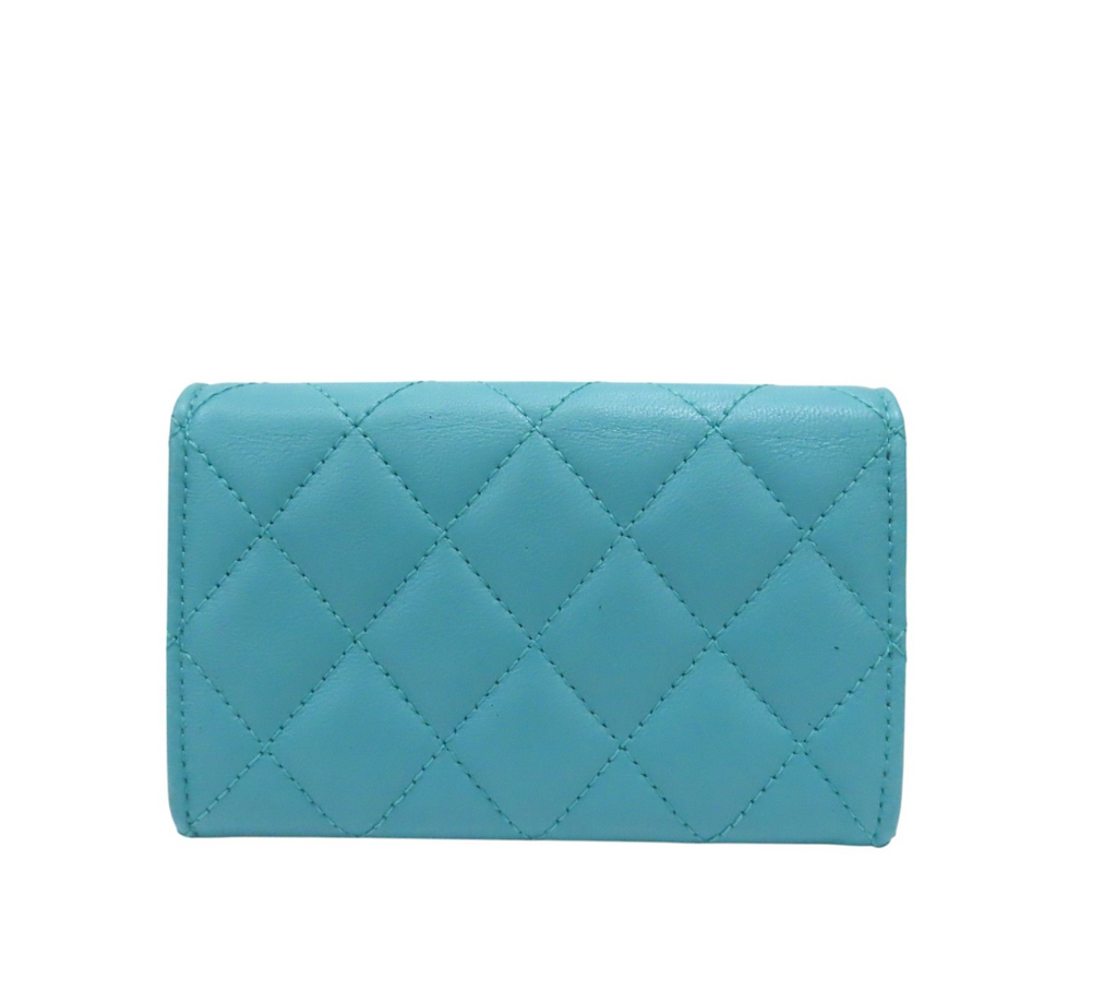 6635 - Chanel Card Wallet Quilted Lambskin
