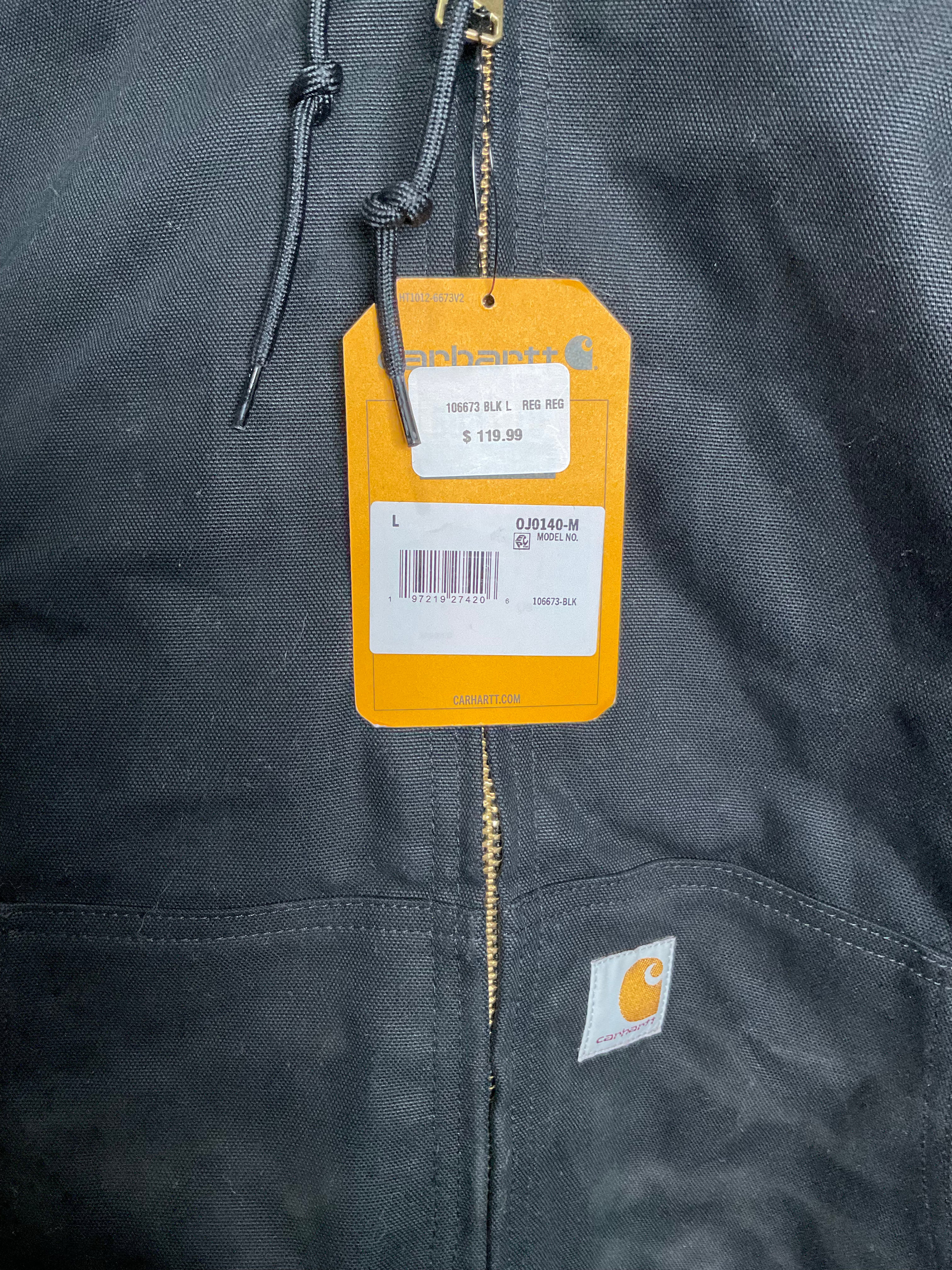 Carhartt Wind Fighter Jacket - Duck Insulated Flannel Lined (NWT with Fading)