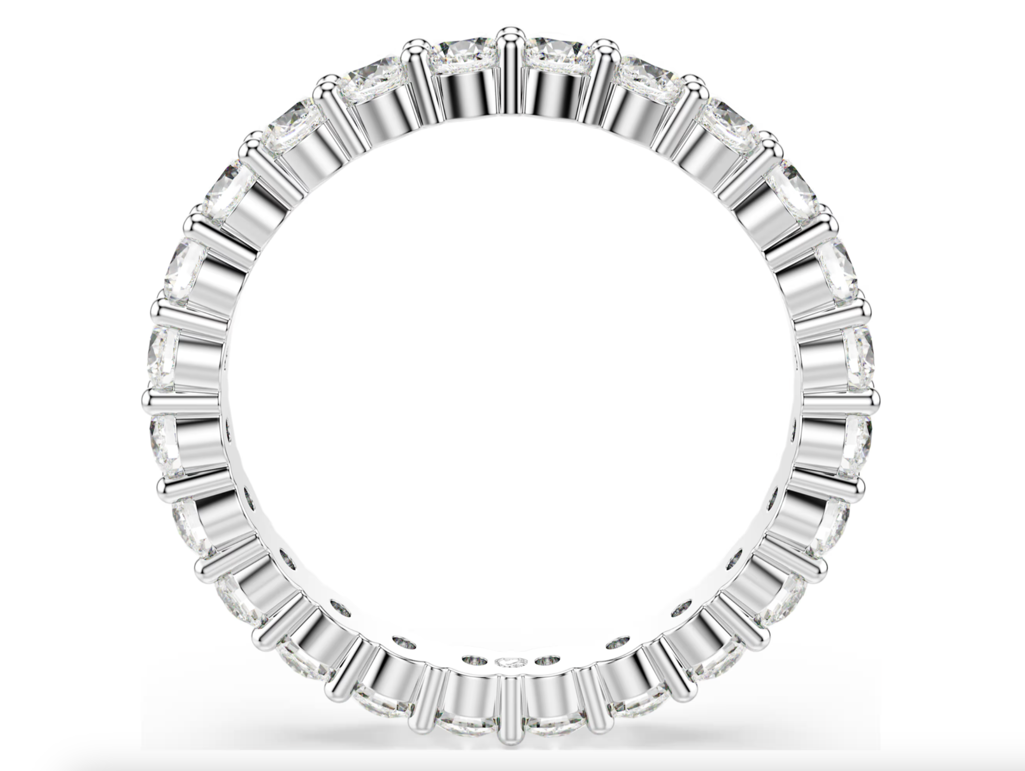 Swarovski Matrix Vittore Ring - New in Box - Size 5.5 - Silver Tone