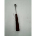 Handmade Wood Handle Honey Dipper Spoon, stainless steel head, food safe finish, walnut oak cherry olive options