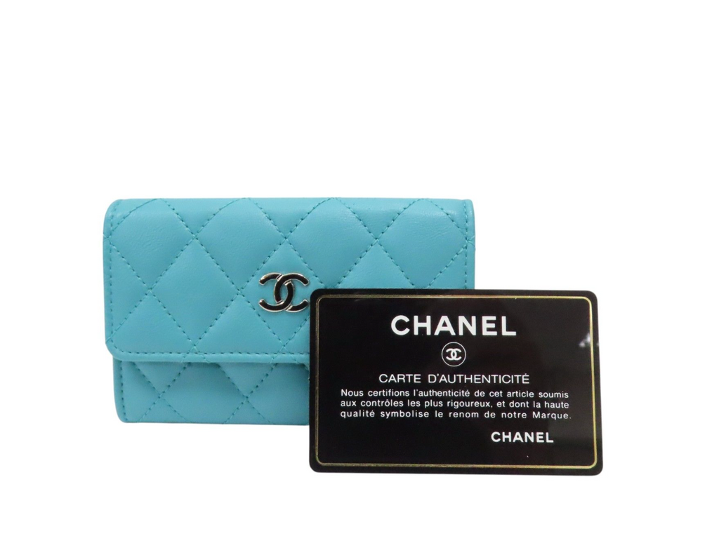 6635 - Chanel Card Wallet Quilted Lambskin