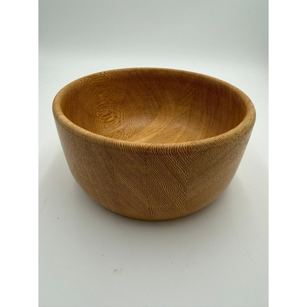 Lati Hardwood Hand Turned Bowl, Handmade Wood Bowl, Unique Wooden Bowl, Functional Kitchenware, Home Decor Bowl