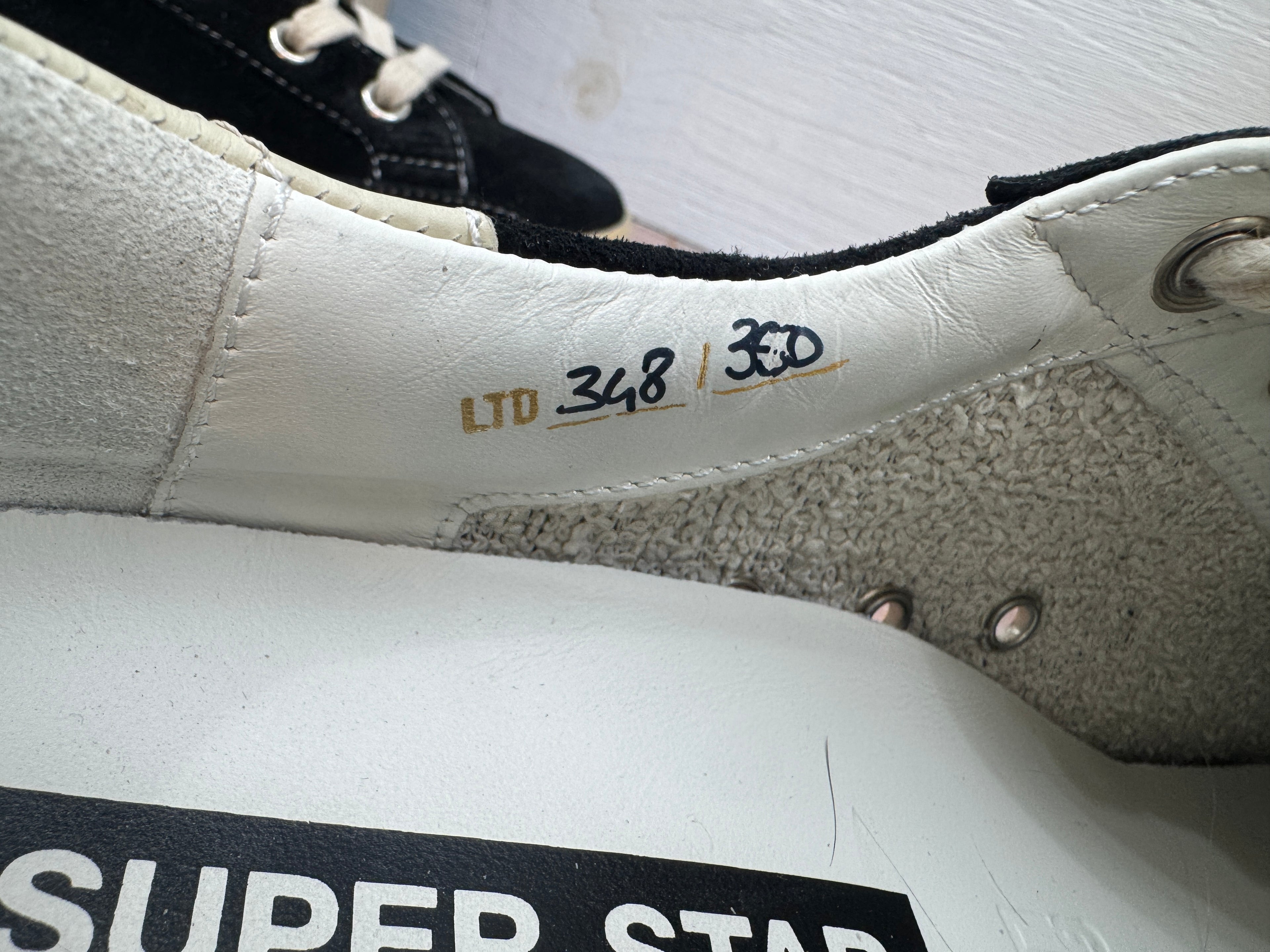 Golden Goose Superstar Sneakers - Ltd Ed 348/350 - New Size 41