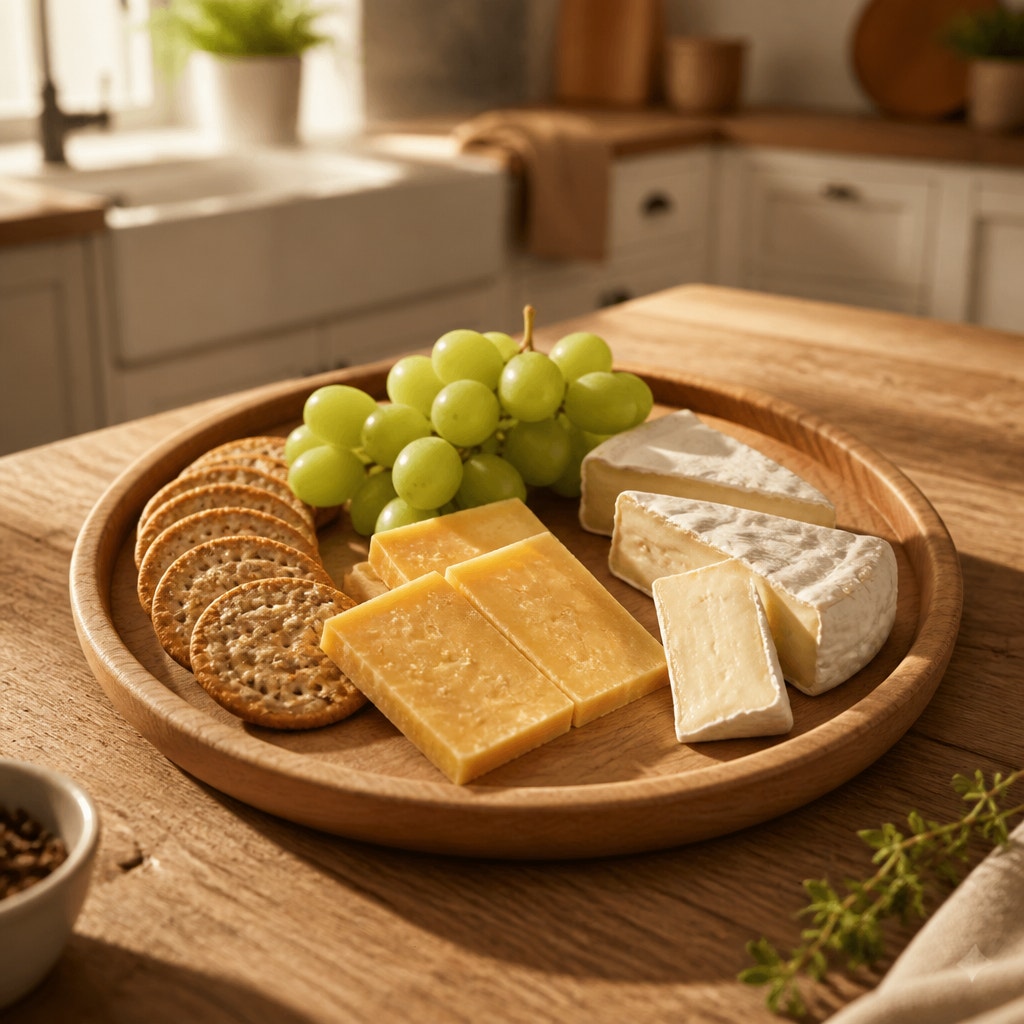 Hand Turned Maple Serving Tray, 10x1.25 Inch, Food Safe Finish, SKU 1413