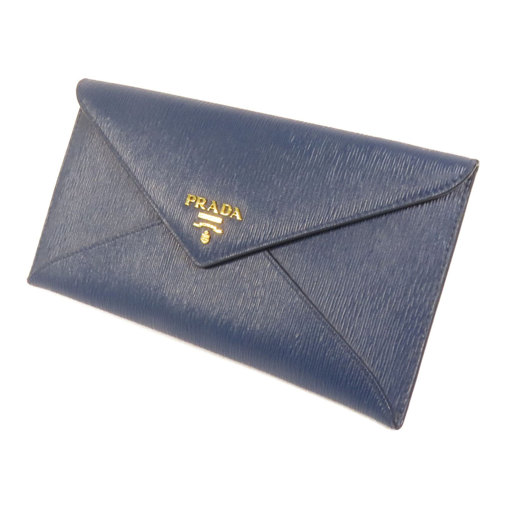 6941 - Prada Envelope Wallet Clutch Blue