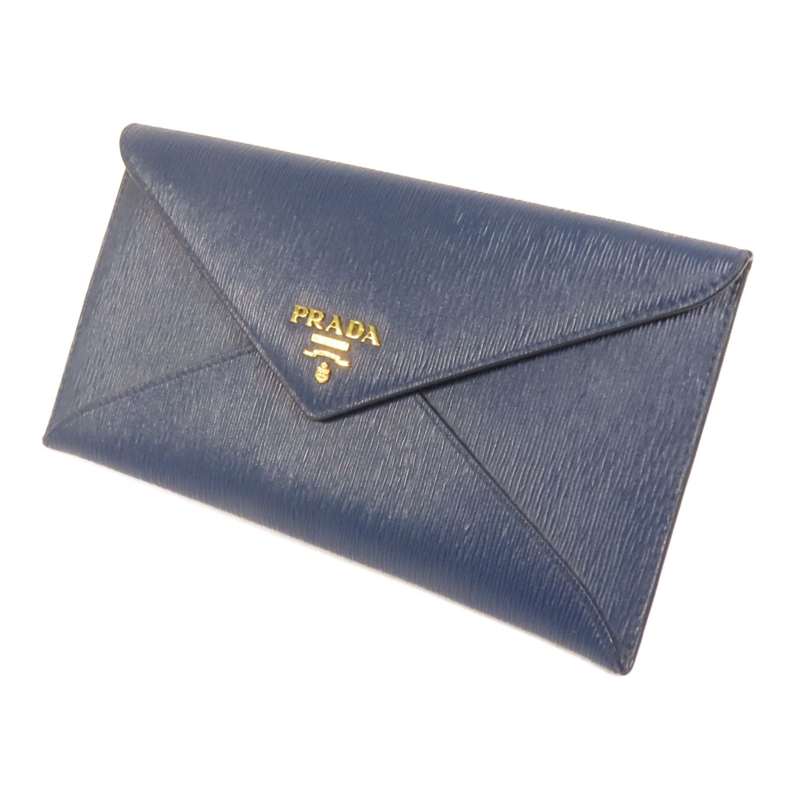 6941 - Prada Envelope Wallet Clutch Blue