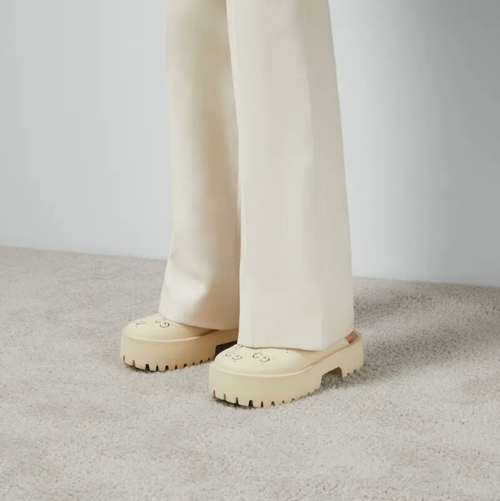 6931 - Gucci Rubber Platform Sandal - Size 41 - NIB