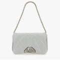 Alexander McQueen Blue Leather Small Seal Shoulder Bag - NWT