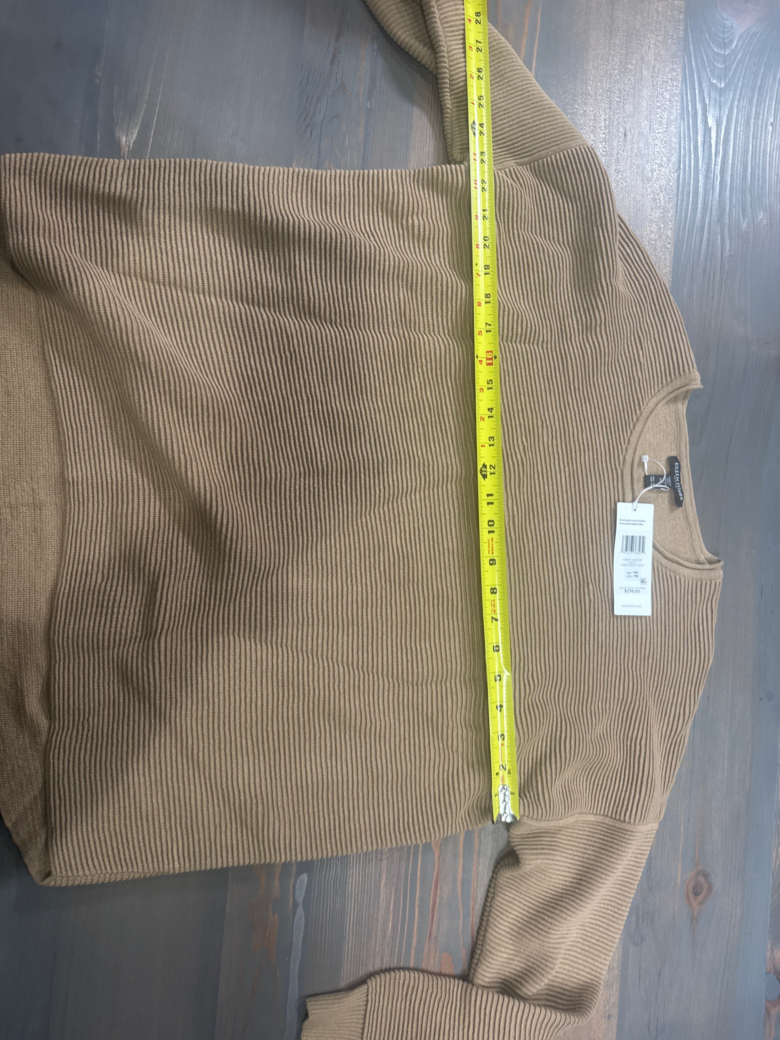 5668 - Eileen Fisher Crew Neck Tunic - Size M - NWT - Retail $278