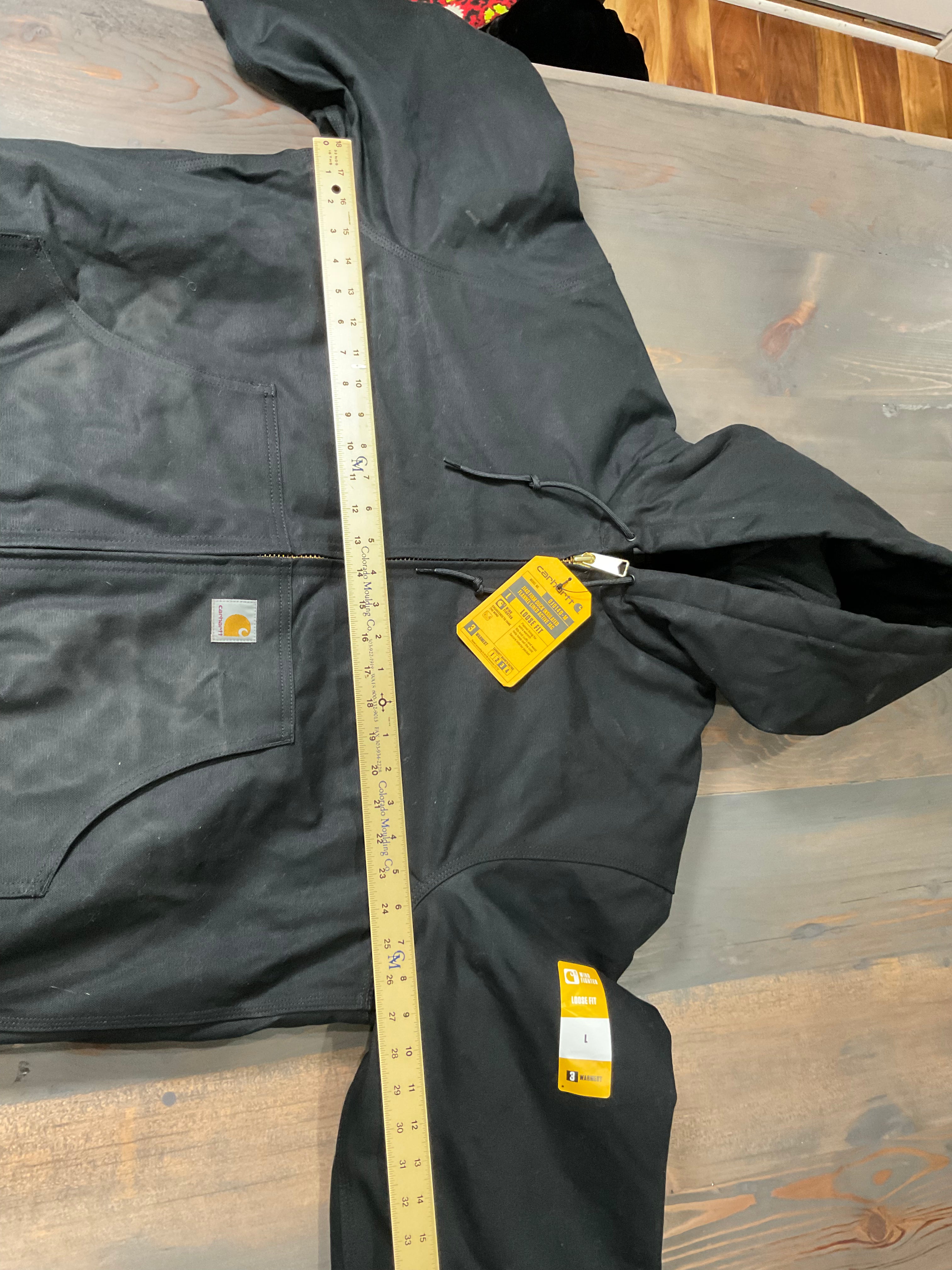 Carhartt Wind Fighter Jacket - Duck Insulated Flannel Lined (NWT with Fading)