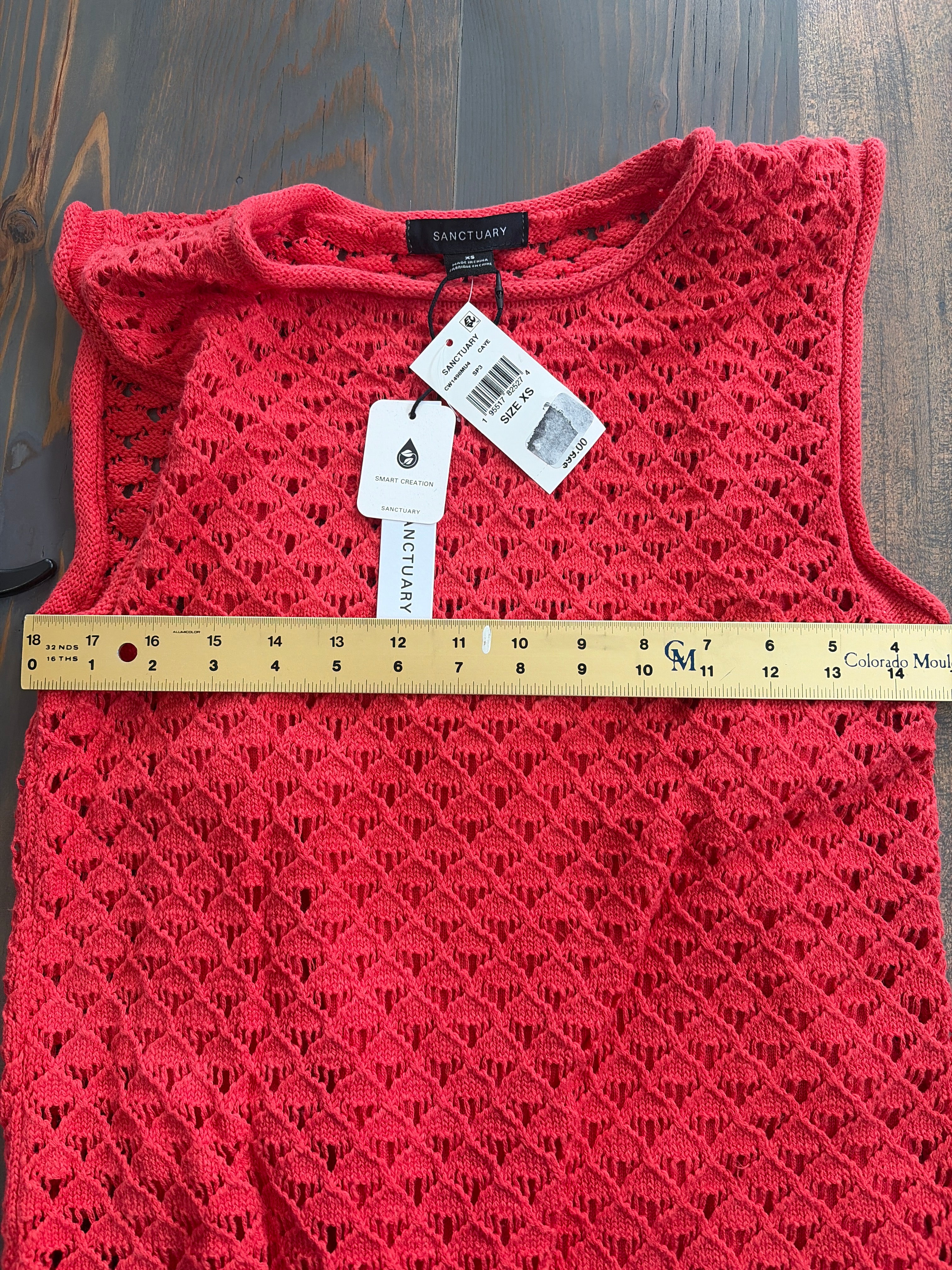 Sanctuary Clothing Summer Shell Dress Cayenne - Size XS - NWT