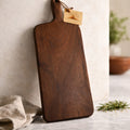 Walnut Charcuterie Board With Rich Grain Beauty, 15 x 5.5 x 1 inches, decorative serving tray, functional cutting board, handmade kitchen, o