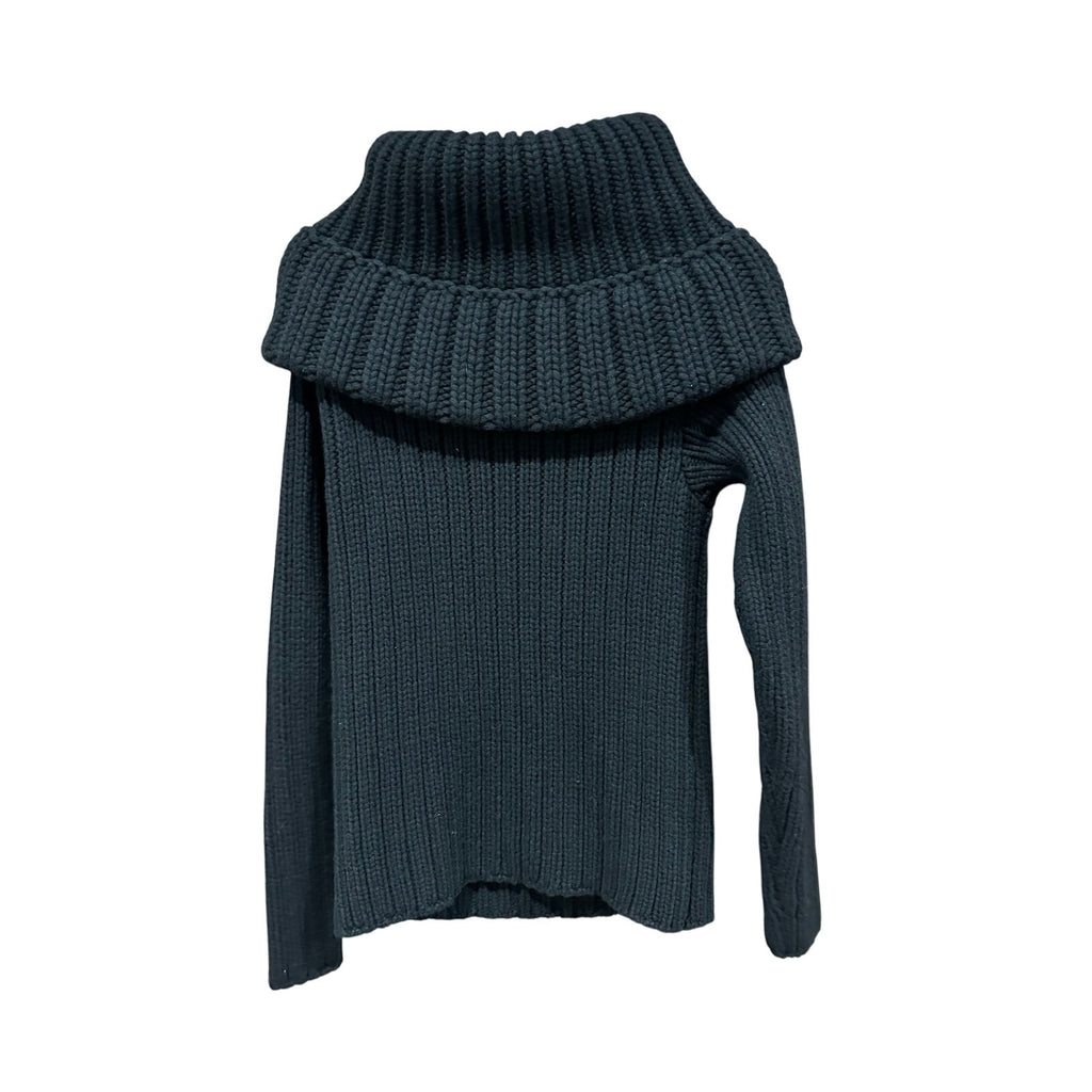 Alexander McQueen Black Cowl Neck Sweater Size XL NWT
