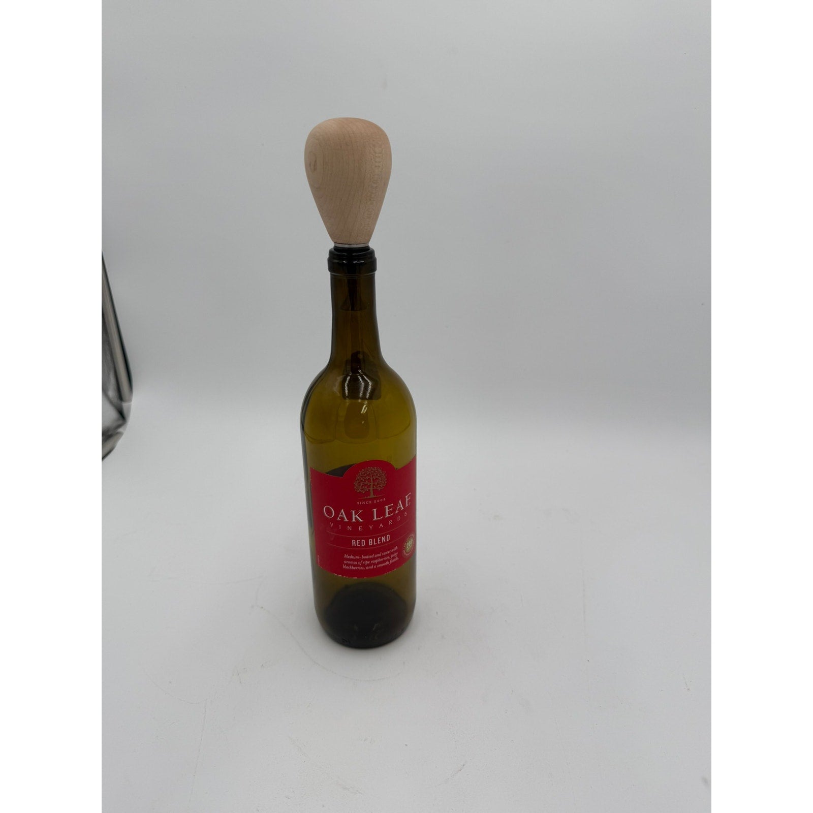 Hand Turned Stand Up Bottle Stopper