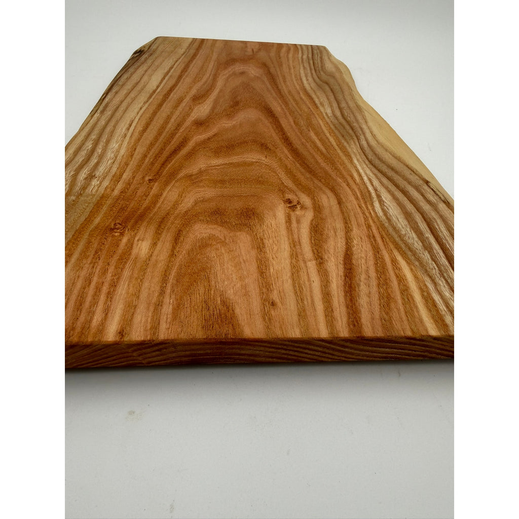 Ash Charcuterie Board for Stylish Serving, 17x12x1, food safe finish, functional kitchen decor, handmade in USA