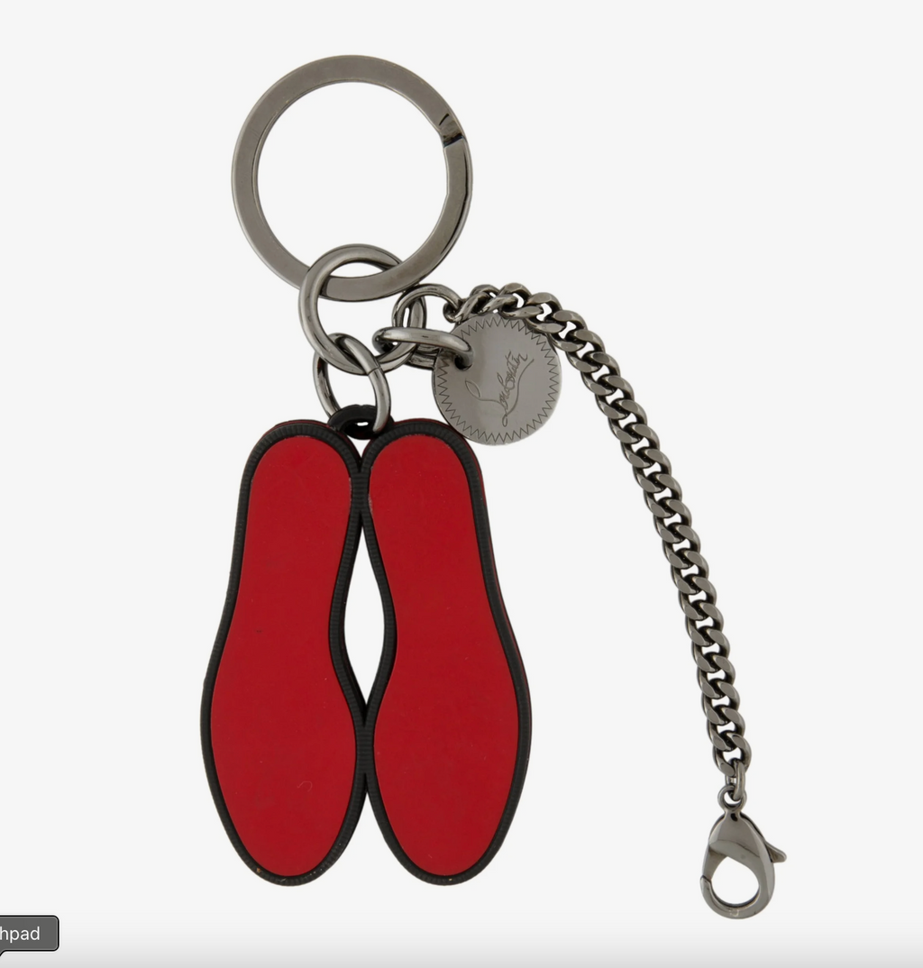 6911 - Christian Louboutin Rubber Shoe Sole Keychain