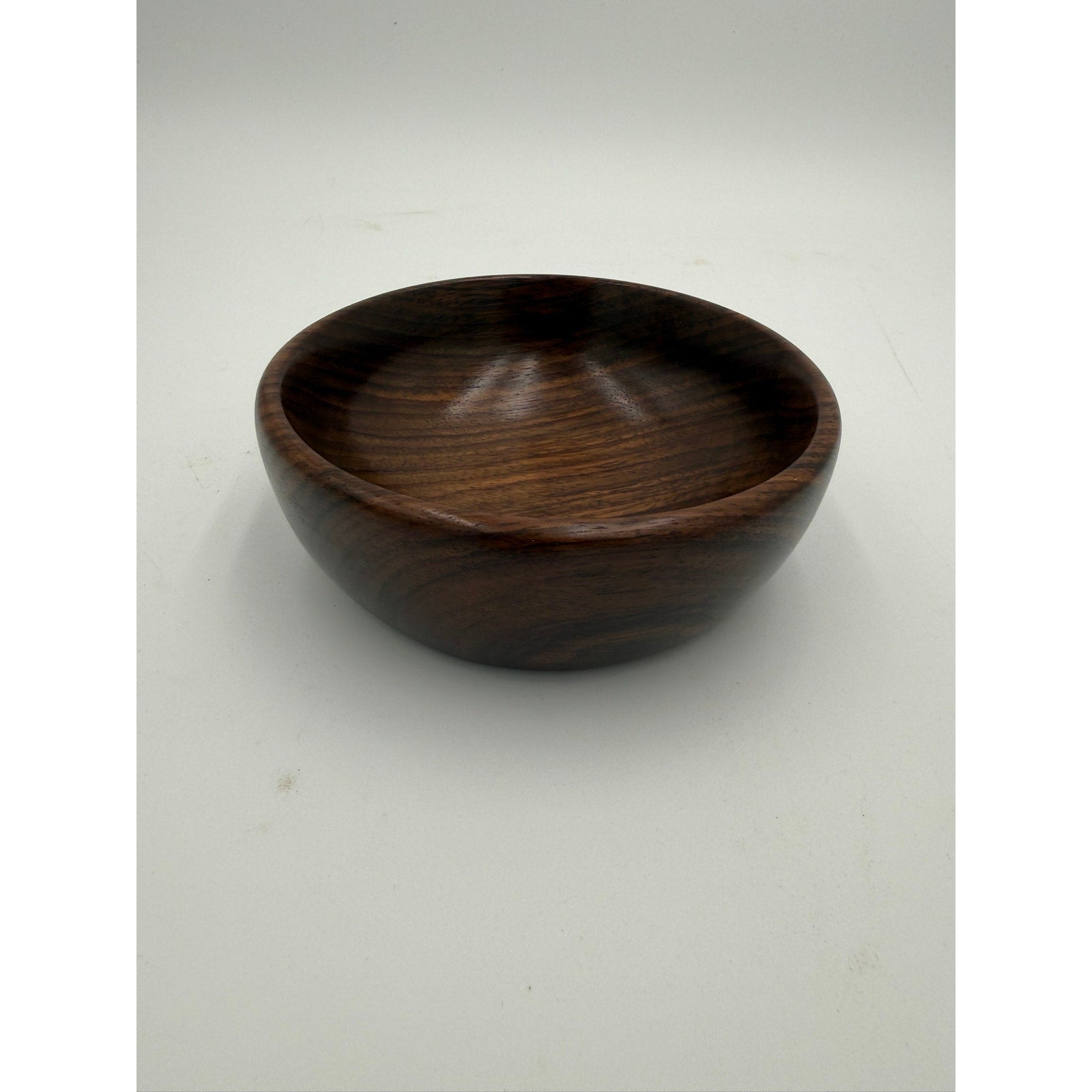 Hand Turned Bocote Wood Bowl 5.5 x 1.75 inches, exotic hardwood, handmade, food safe finish, decorative dish, small salad or snack