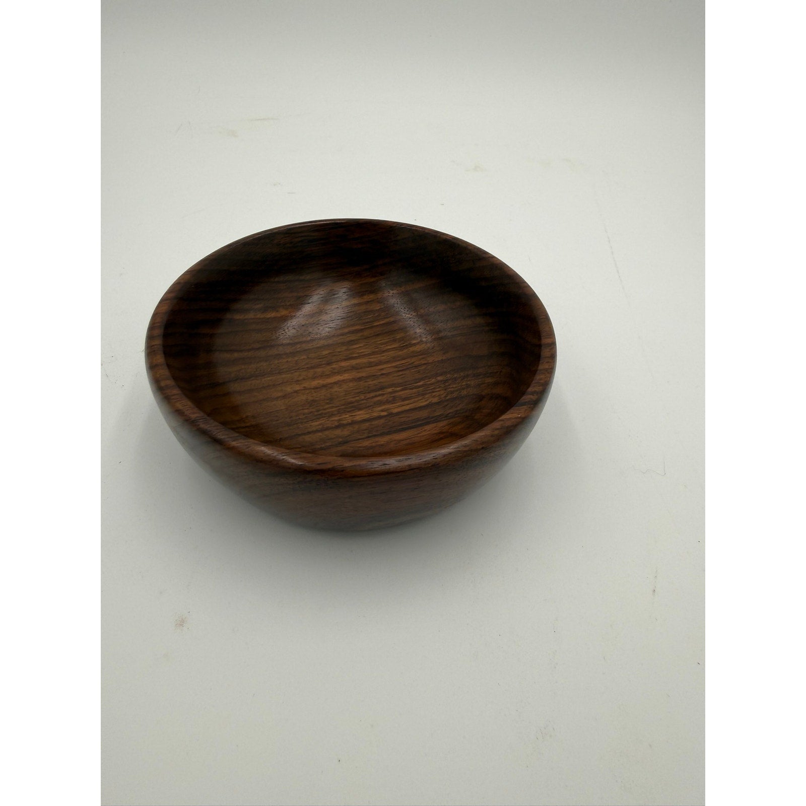 Hand Turned Bocote Wood Bowl 5.5 x 1.75 inches, exotic hardwood, handmade, food safe finish, decorative dish, small salad or snack