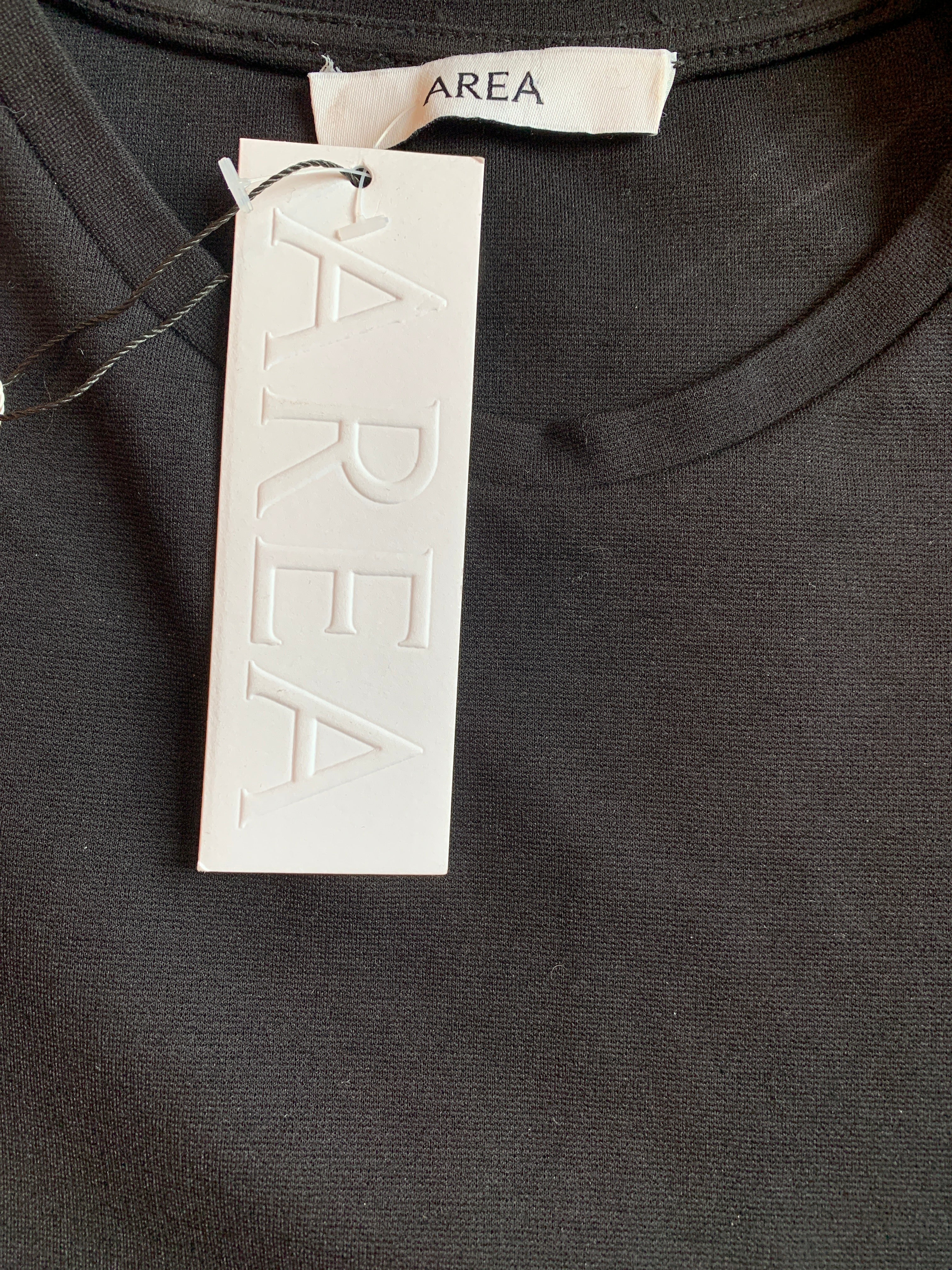 AREA Sequin Trimmed Tee