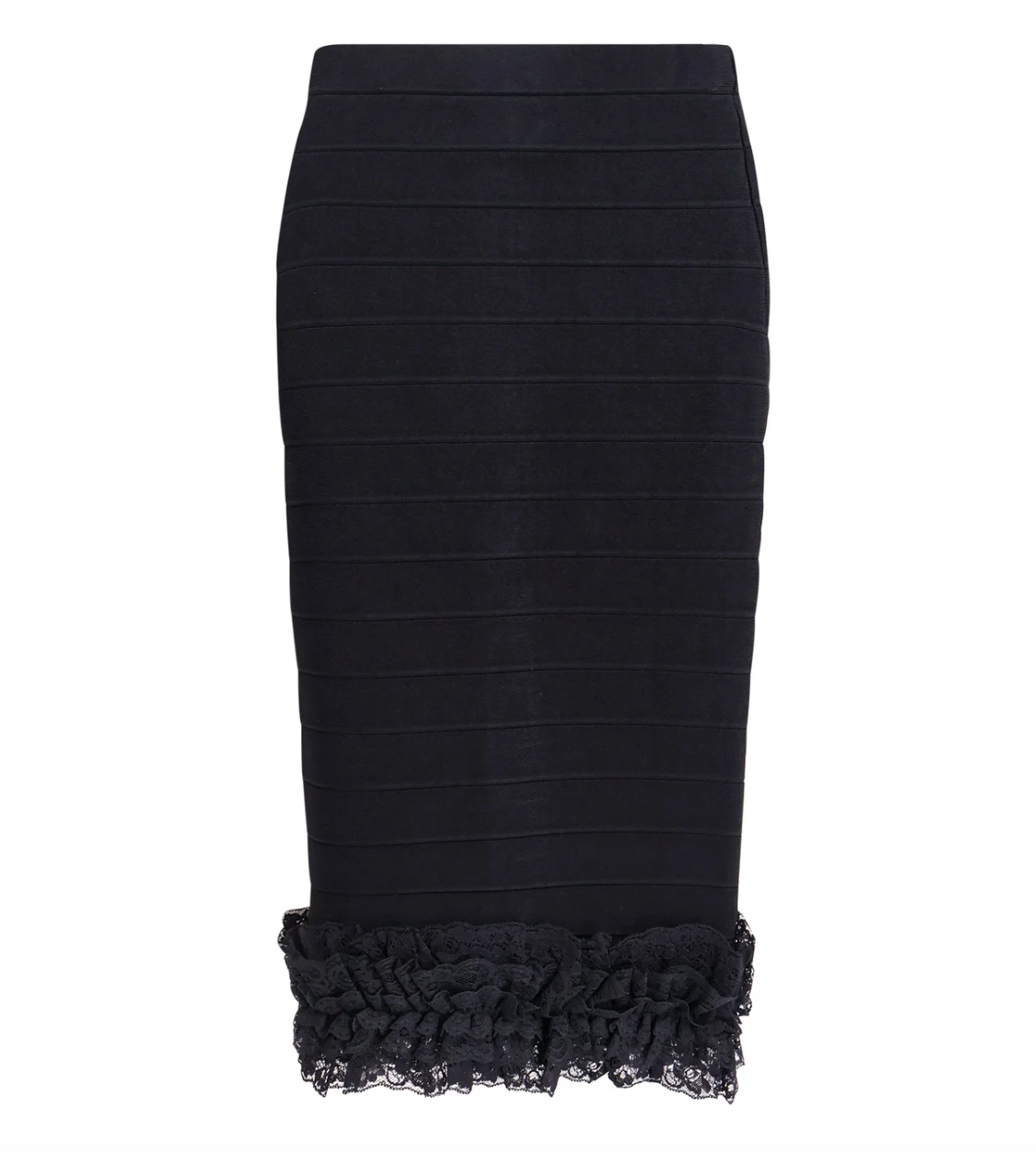 Self Portrait x Christopher Kane ruffle knit midi skirt - Size 8 - NWT
