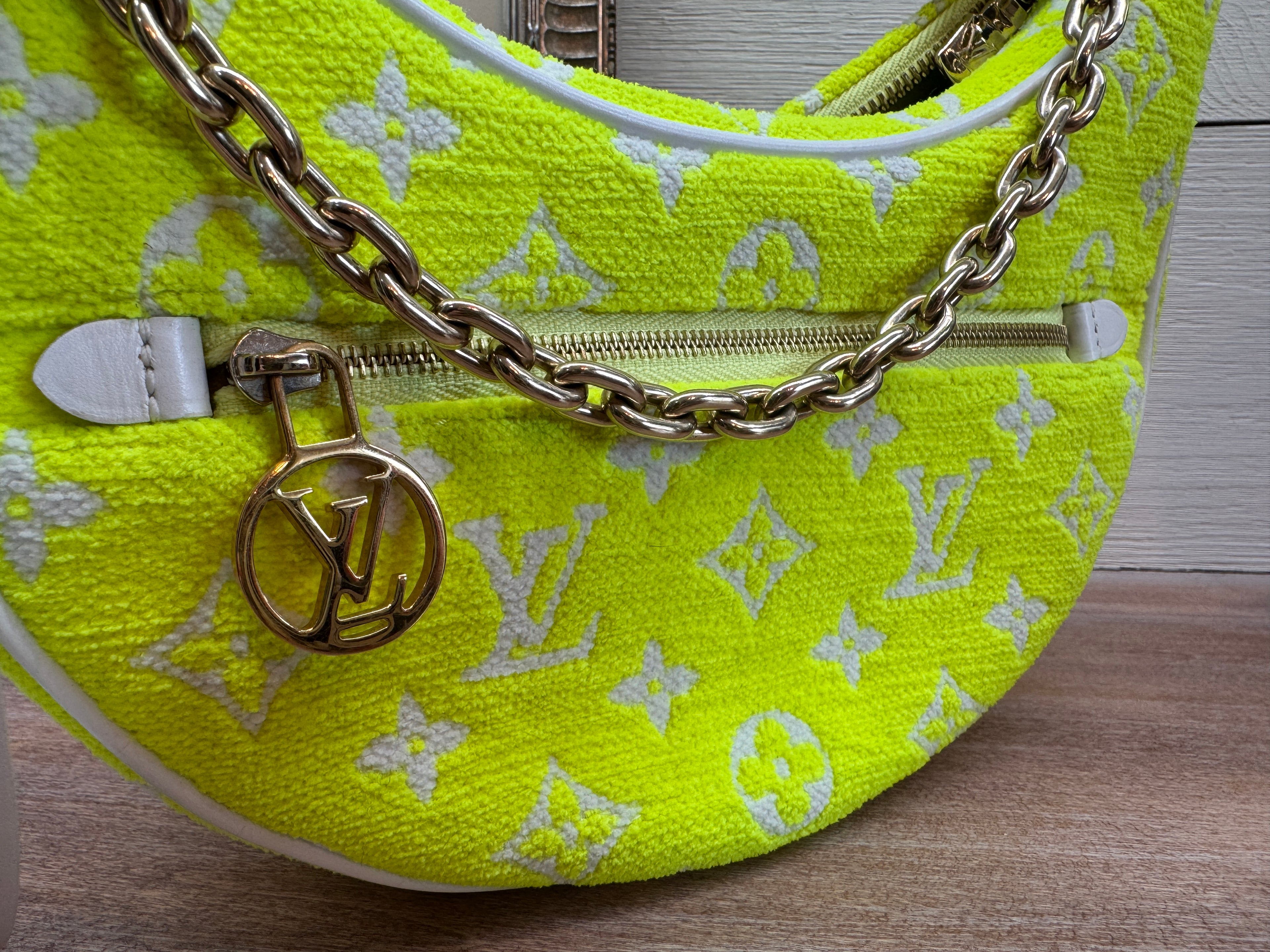 Louis Vuitton Match Monogram Velvet Jacquard Loop Handbag