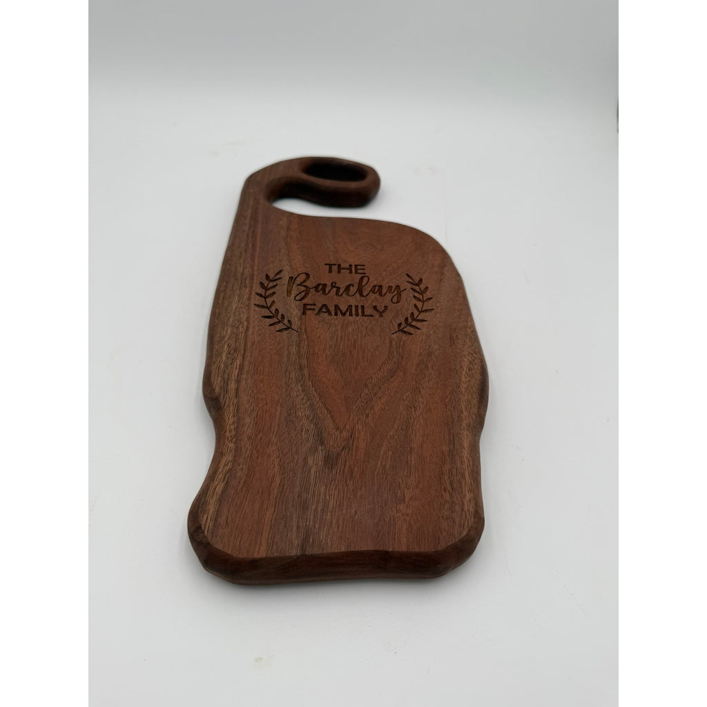 Walnut Charcuterie Board with Personalization (+$20)