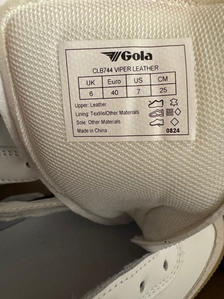 Gola Classics Women's Viper Leather Sneakers - Size 40 - New