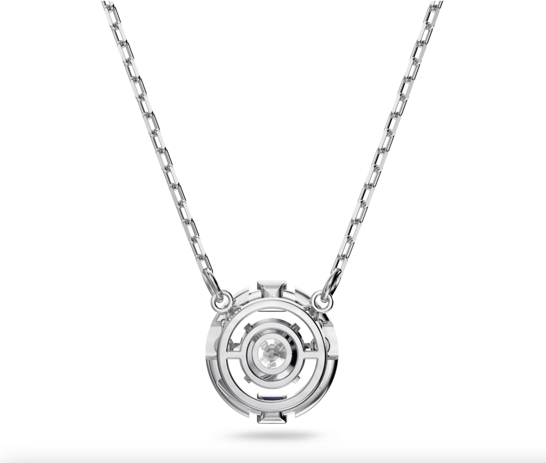 Swarovski Una Floating Crystal Pendant Necklace - NWT - Rhodium Plated